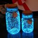 thumbnail image 4 of Grava luminosa de larga duración, grava que brilla en la oscuridad, grava para acuario, grava decorativa, grava para acuario, para decoración del hogar y jardín de hadas (azul cielo), 4 of 4