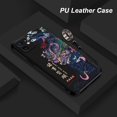 thumbnail image 1 of Funda de cuero PU con relieve 3D para iPhone, cubierta antigolpes con anillo de Metal para iPhone 14, 13, 12 Pro Max, Mini, 11, XS, XR, 7, 8 Plus, SE Fivean unisex, 1 of 2