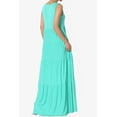 thumbnail image 4 of TheMogan Women's PLUS Sleeveless Scoop Neck Tiered Jersey Relaxed Fit Long Maxi Dress, 4 of 6