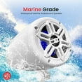 thumbnail image 4 of 4’’ Waterproof Rated Off-Road Speakers - 2-Way Marine Box Speaker System (White), 4 of 7