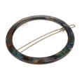 thumbnail image 1 of Nuevas mujeres niñas estampado de  pasador pasador horquillas - Verde marrón Soledad Hairband de acrílico, 1 of 5
