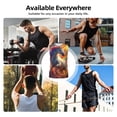 thumbnail image 7 of Honeii Rainbow Sunset Cloud White Horse Print Men's Sleeveless Muscle Shirts, Breathable & Quick-Dry Gym Shirt, Athletic Tank Top for Running, Fitness, and Outdoor Activities-3X-Large, 7 of 7