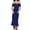 Royal Blue, variant on Jdlsppl Women's Formal Dress Slim Fit Off the Shoulder Ruffle Mermaid Cocktail Party Wedding Guest Bodycon Dinner Evening Long Fishtail Dresses Black Funeral 10