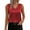 Red, variant on LIZUOJUNF Women's Silk Satin Tank Tops Casual Camisoles V Neck Sleeveless Business Work Blouses Dressy Summer Shirts
