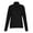 Black, variant on Womens Glamourize III Quilted Quarter Zip Midlayer