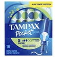 thumbnail image 3 of Tampax Pocket Pearl Tampons, Unscented, Super Absorbency, 16 Ct, 3 of 13