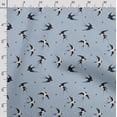 thumbnail image 3 of Soimoi Bird Printed,Cuddle Minky Fabric, Sewing Fabric by The Yard 56 Inch Wide,Decorative Plush Soft Fabric, Baby Garments, Toys and Blankets, Light Gray, 3 of 5