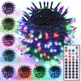 thumbnail image 1 of Cadena de luces Joomer de 30 m, 300 LED RGB con mando a distancia, resistente al agua, 1 of 8