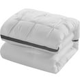 thumbnail image 2 of Nanshing Regala 7 Piece Minimalist Pinch Pleat Comforter Set King, 2 of 5