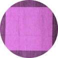 thumbnail image 1 of Ahgly Company Indoor Round Abstract Purple Modern Area Rugs, 7' Round, 1 of 4