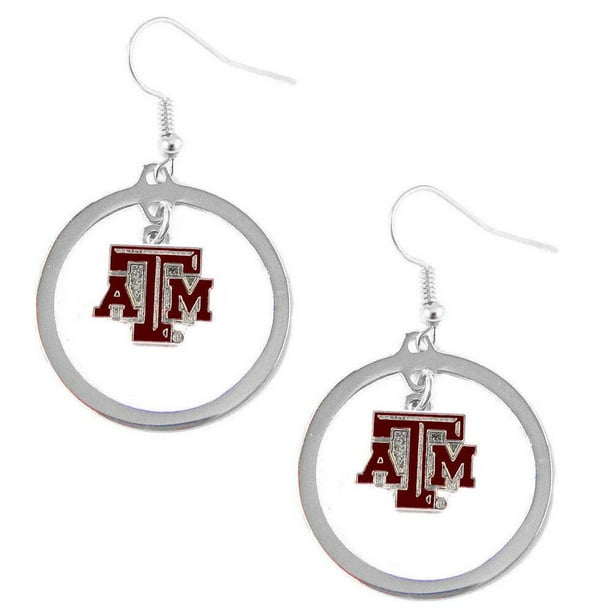 NCAA Texas A&M Aggies Boucles d'Oreilles avec Logo