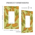 thumbnail image 5 of Kll Corn Wall Plate,Gloss Finish,Standard Size 1 - 5" X 3", Polycarbonate Thermoplastic,Electric Receptacle Plug Covers, 5 of 8