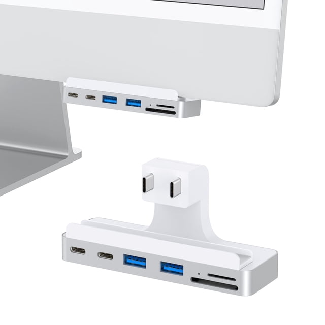 Hub USB-C GEWOKLIY 6 en 1 para iMac de 24 pulgadas (M1/M3) con 10 Gbps