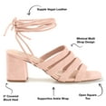 thumbnail image 4 of Journee Collection Womens Sevyn Open Square Toe Block Heel Sandals, 4 of 6