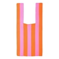 thumbnail image 1 of Patrón de rayas de invierno Bolso de hombro de dama Bolso causal Bolso de Naranja Zulema Totes de hombro de las mujeres, 1 of 8