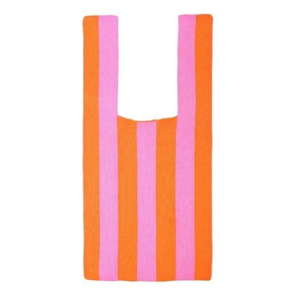 Stripe Pattern Lady Shoulder Bag Women Totes -