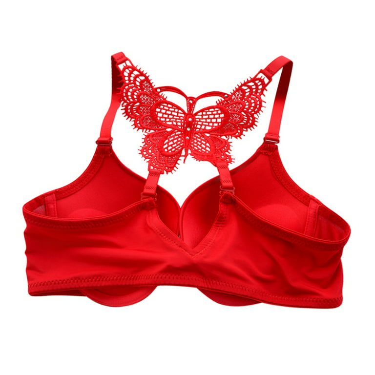Butterfly Lace Front Bra With Gathering Underwire Sexy, Beautiful Back  Ideal For Womens Lingerie From Alariceeny, $10.36