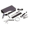 thumbnail image 3 of 9 Pc Mens Manicure Pedicure Travel Set Gentlemen Nail Clipper Portable Toiletry, 3 of 6