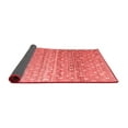 thumbnail image 2 of Ahgly Company Indoor Square Abstract Red Modern Area Rugs, 7' Square, 2 of 4
