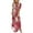A0969-Red, variant on CALAFEBILA Women Dresses With Pocket Short Sleeve Tie Dye Maxi Vacation Dress Side Split Long Womens Dresses