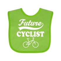 Inktastic Future Cyclist Childs Bicyle Boys or Girls Baby Bib