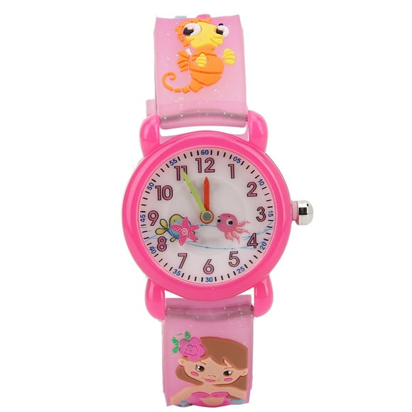 Children Quartz Watch Cartoon Children Watch Kid Watch Children Watch Cartoon Pattern Waterproof PVC Strap Quartz Children Watch