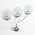 thumbnail image 3 of Candelabro elegante, portavelas, candelabro, centro de mesa, chimenea de comedor Plata, 3 of 8
