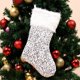 thumbnail image 1 of Navidad De Felpa De Lentejuelas Con Cordón Bolsas De Regalo De Navidad Portátiles Decoración De Navidad Para Chimenea Y Decoración De Árbol De Navidad Advancent HA044567-01, 1 of 5