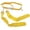 Yellow, variant on Champion Sports 42" Pop Flag Football Belts - Yellow