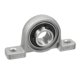 thumbnail image 3 of 2 piezas KP002 15mm Bore Zinc Alloy Inner Ball Mounted Pillow Block Insert Bearing, 3 of 5