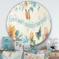 thumbnail image 3 of Designart 'citation Papillon en Fleurs' Art Mural en Métal de Ferme, 3 of 3