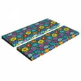 thumbnail image 1 of Flower Bench Cushion Set of 2, Flowering Spring Freshness Playroom Daisy Peony Lily Petals, Standard Size Foam Pad and Decorative Cover, Multicolor, by Ambesonne, 1 of 4