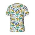 thumbnail image 3 of Rocae Summer Leopard for Men's Moisture-Wicking Crew Tee - T-Shirt for Sports, Outdoor Activities, and Casual WearX-Large, 3 of 9