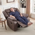 thumbnail image 5 of Bonzy Home Modern Single Seat Manual Recliner Chair, Reclining Sofa with Cushioned Armrests & Backrest, Ideal for Living Room and Bedroom, 5 of 7