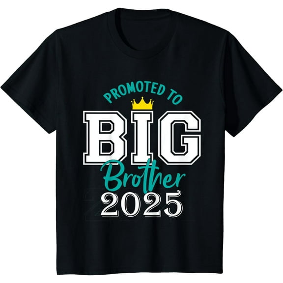 Kids Fun Promoted to Big Brother, New baby Older sibling 2025 T-Shirt