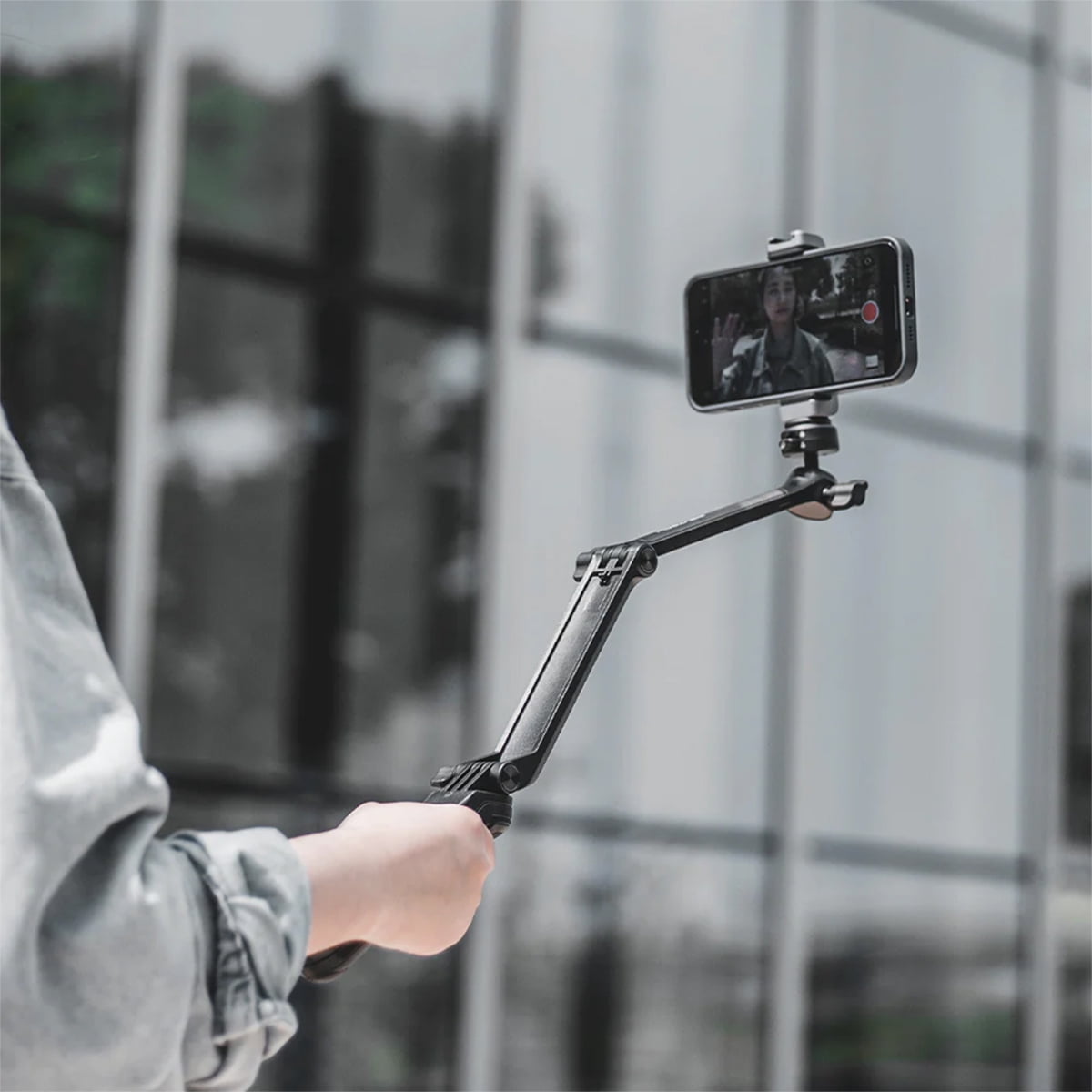 Trépied Flexible PGYTECH Mantispod Pro - Pour Smartphone, Appareil Photo, Vlog - 7 Modes, Crochet, Léger - 5