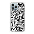 thumbnail image 1 of Black White Waves Case for iPhone 12 Pro,Aesthetic Art Design Pattern TPU Shock-proof Cover Case, 1 of 3