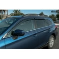 thumbnail image 4 of Extreme Online Store Replacement For 2015-2019 Subaru Outback Models | EOS Visors JDM Tape-On Style SMOKE TINTED Side Vents Rain Guard Window Deflectors DWV-V99, 4 of 10