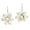 Other, variant on AeraVida Elegant Fashion Statement Iridescent White Pearls Flower Cluster Sterling Silver Fish Hook Dangle Earrings Female