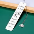 thumbnail image 3 of Friendship Gifts for Women Friends Sisters Sisters Gifts Metal Bookmarks Book Lovers Gifts Back to School Supplies First Day of School Gifts Book Tracing Bookmarks Valentine's Day Gifts, 3 of 6