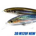 thumbnail image 4 of Señuelo Duro de Pececillo Hundido de 120 mm para Agua Salada, Jerkbait , Cebo Artificial para Lubina, Accesorios de Pesca en el Mar. B, 4 of 5