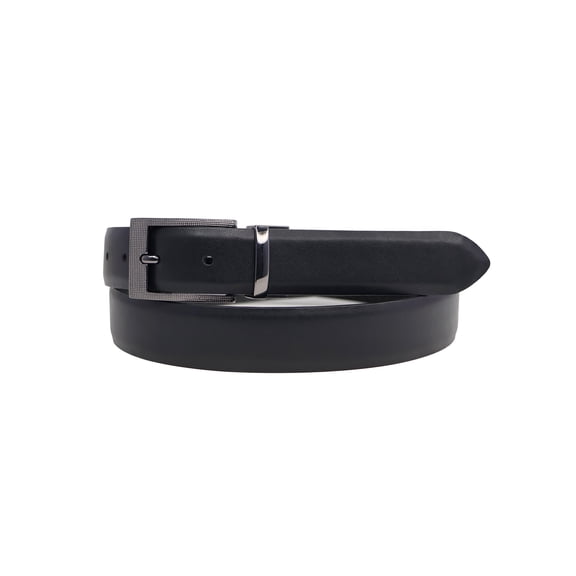 George Men's 32MM Carbon Fiber Belt, Black, Medium