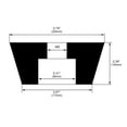 thumbnail image 2 of D20x17xH10mm Rubber Feet Anti Vibration Absorber Base Foot Pads 20pcs, 2 of 5