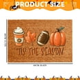 thumbnail image 3 of SuChun Kitchen Rug Fall Doormat Doormat Fall Decor Football Fall Coffee Pumpkin Halloween Decor Autumn Door Mat For Halloween Decorations Yellow, 3 of 8