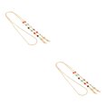 thumbnail image 1 of Unatoiry Eye Glasses String Strap Elegant Retainer with Hook Lightweight Rhinestone Decoration Various Styles Sunglasses Jewelry gold 2Set, 1 of 6