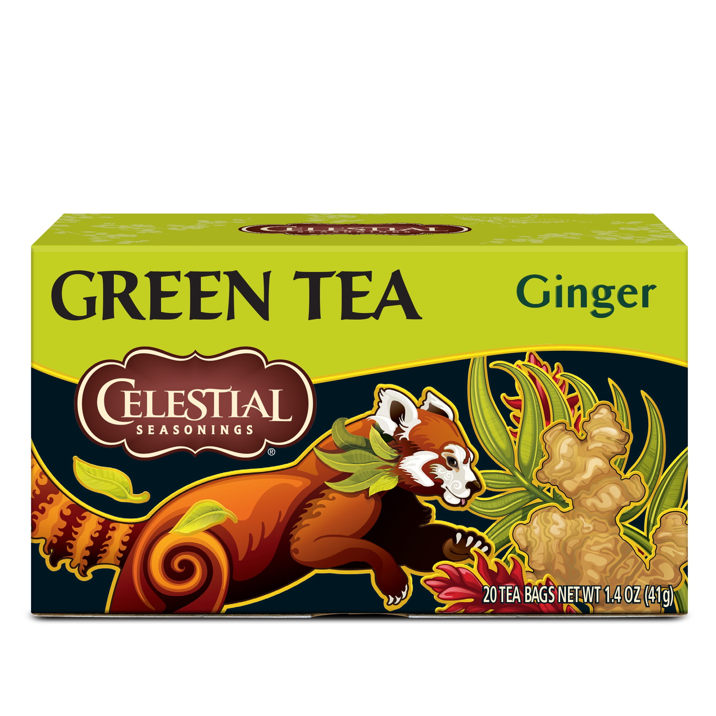 Celestial Seasonings Ginger Green Tea, 20 Count Box
