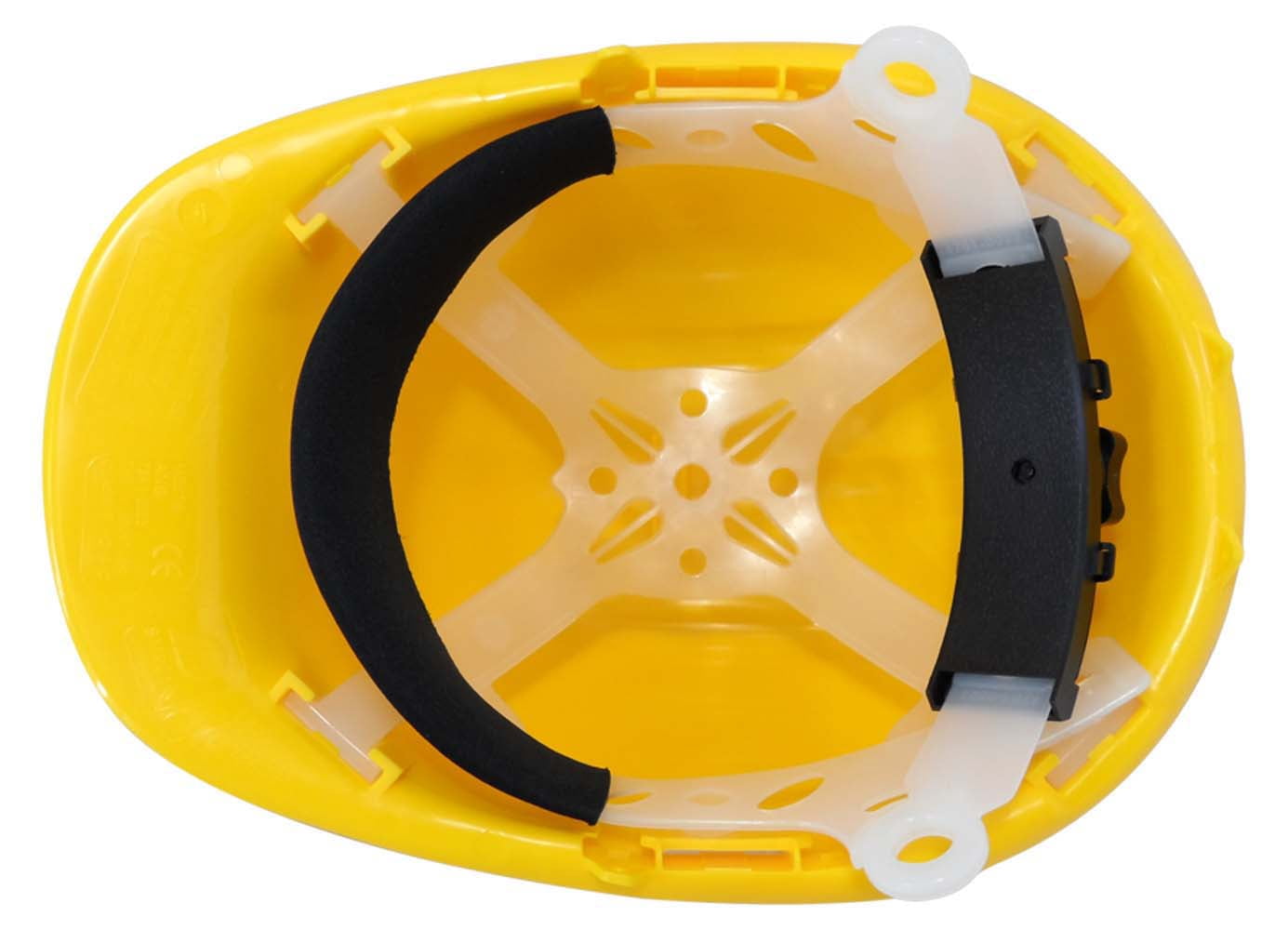 BRITEGUARD Yellow Safety Hard Hat | OSHA Approved | ABS Durability | Adjustable Liner & Secure Chin Strap | Essential for Professionals