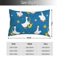 thumbnail image 2 of Salouo Cartoon Goose Pattern Pillow Cases,1PC Pillow Covers with Envelope Closure Decorative Pillow Case for Bed Couch,Pillows Not Included-20"x30", 2 of 6