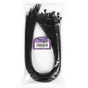 KASZOO 60 Pieces Large Cable Zip Ties Heavy Duty 26 Inch, Strong Large Black Zip Ties with 200 Pounds