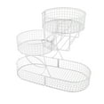 thumbnail image 4 of Cesta de frutas Organizador de 3 niveles Contador de cocina Contador de metal multipropósito Tazón de frutas para la mesa de la cebolla de papas, 4 of 8